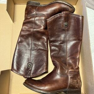 Frye Melissa button boots